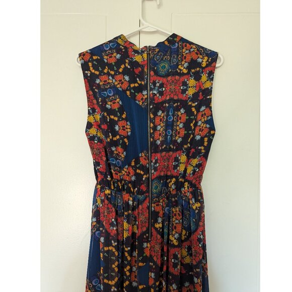 🆕NWT Alice + Olivia Crown Jewel Flowy Floral Maxi Dress in "1971" | Size 8 - Picture 4 of 10